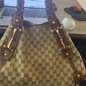 Gucci Brown Monogram Women's Bag